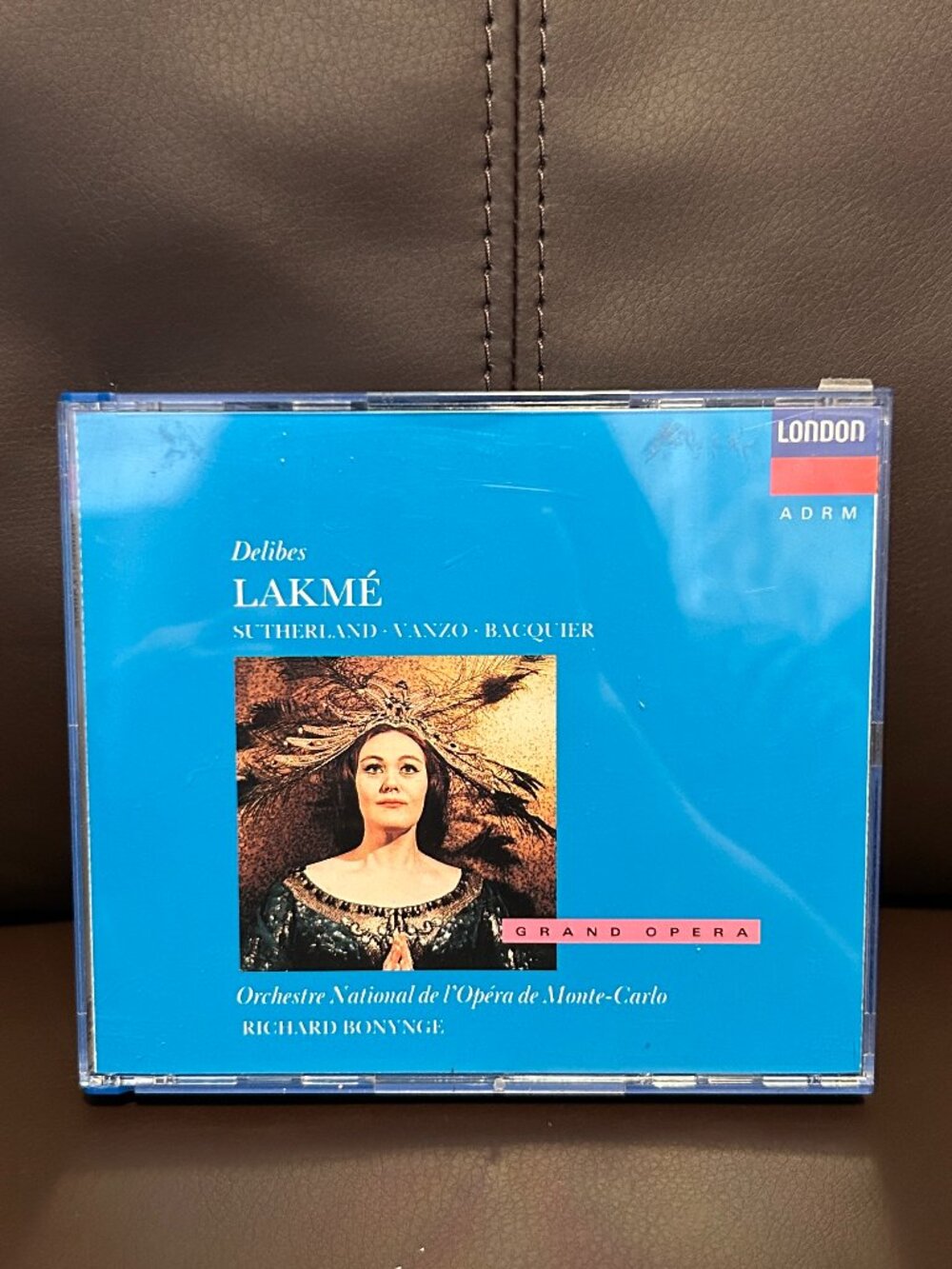 DELIBES LAKME Sutherland Vanzo, Bacquier, Bonynge  LONDON 1989 CD Box Set